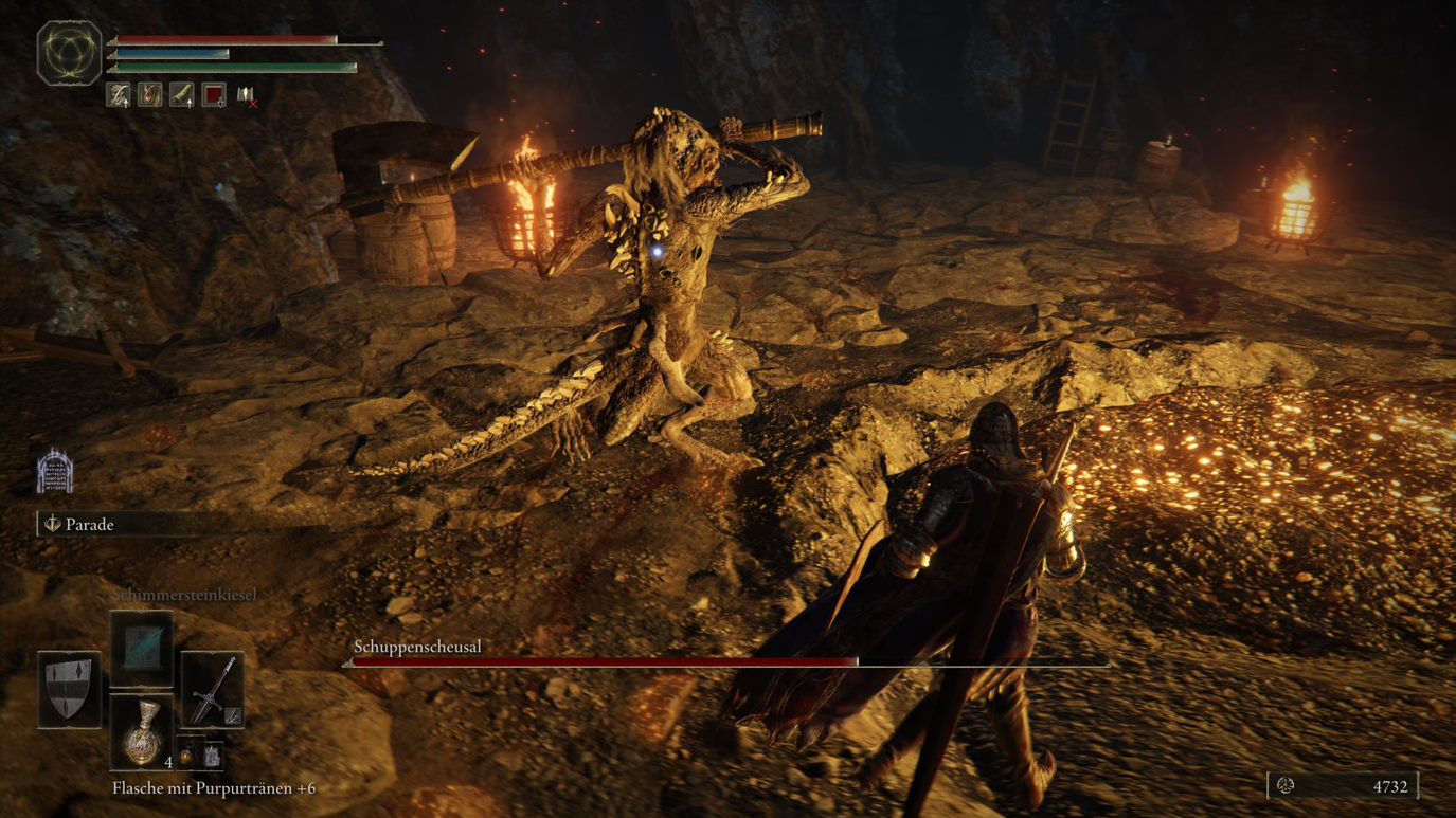 Elden Ring Tunnel von Morne, Boss Schuppenscheusal Eurogamer.de